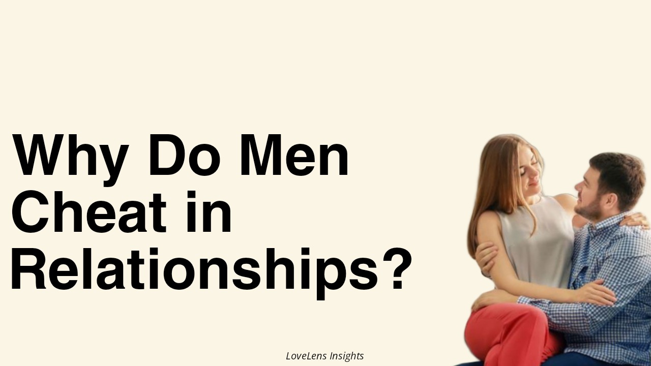 Why do men cheat in a relationship?