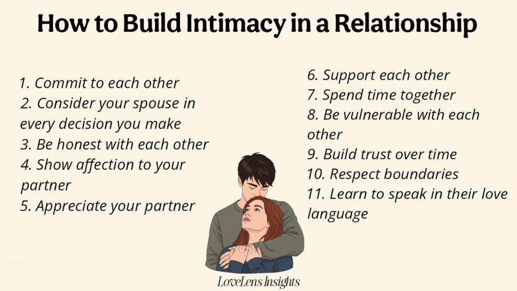 How to build intimacy in relationships