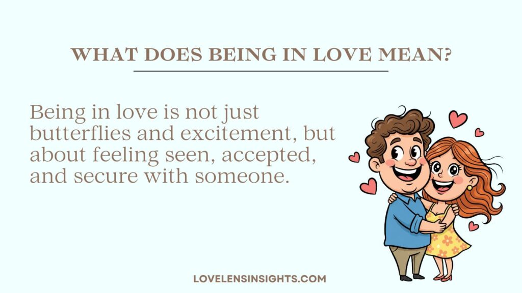 Being in love graphics