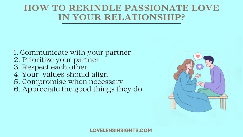 How to rekindle passionate love