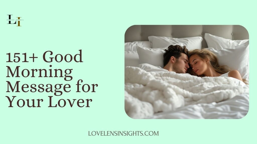 Good morning messages for your lover