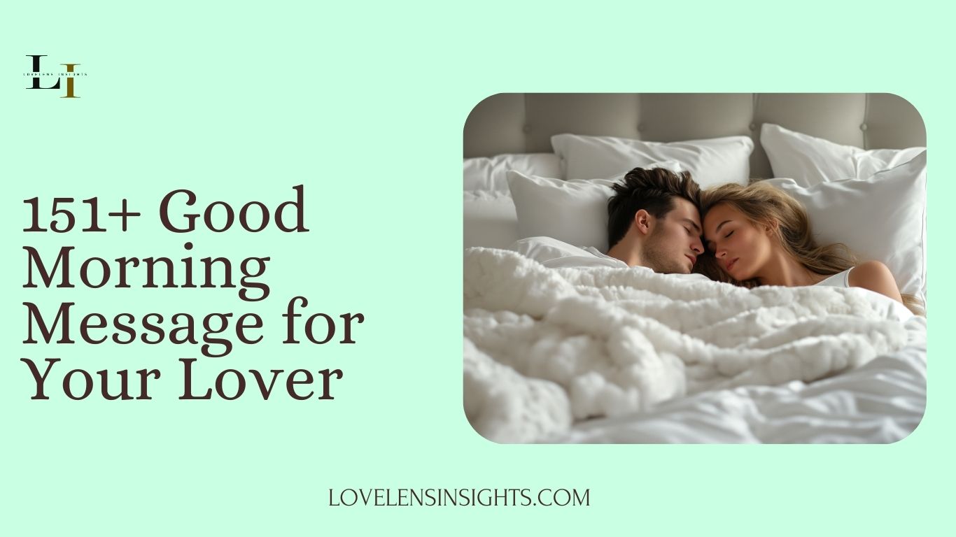 Good morning messages for your lover