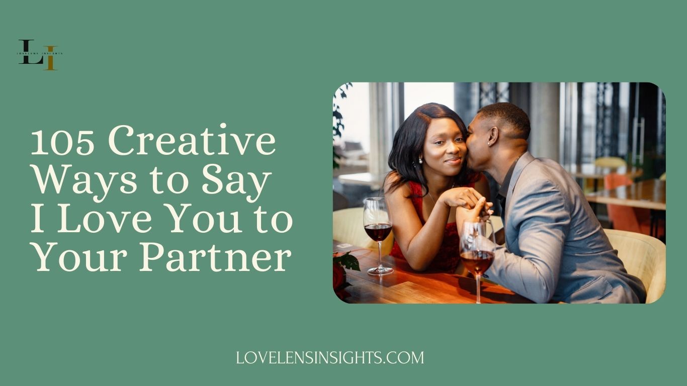 How to say I love you to your partner