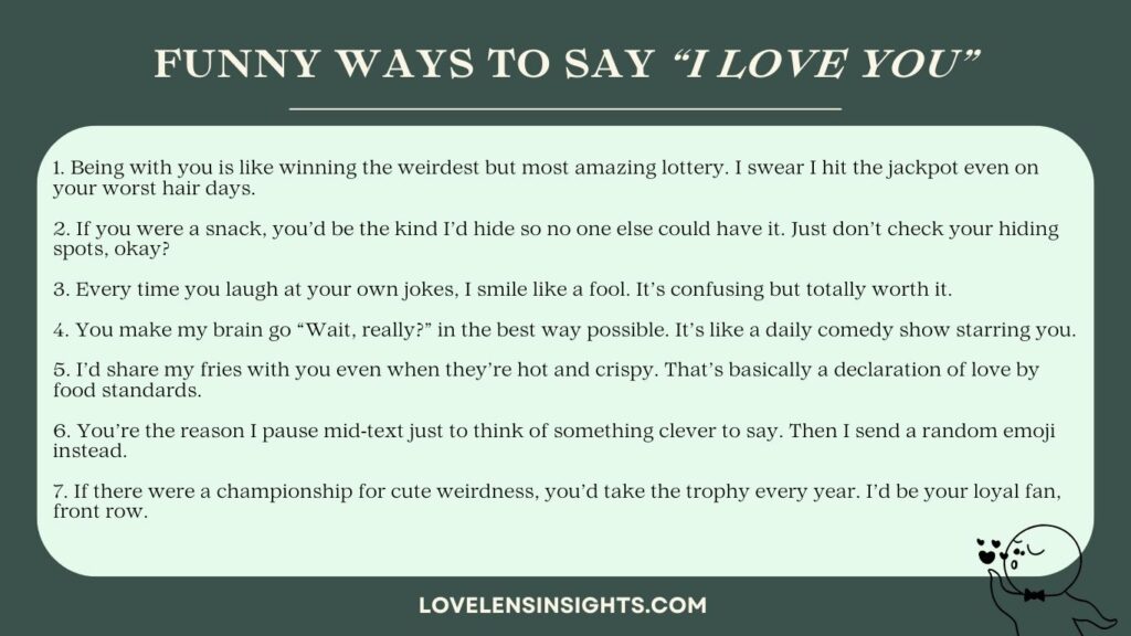 How to say "I love you" to your partner