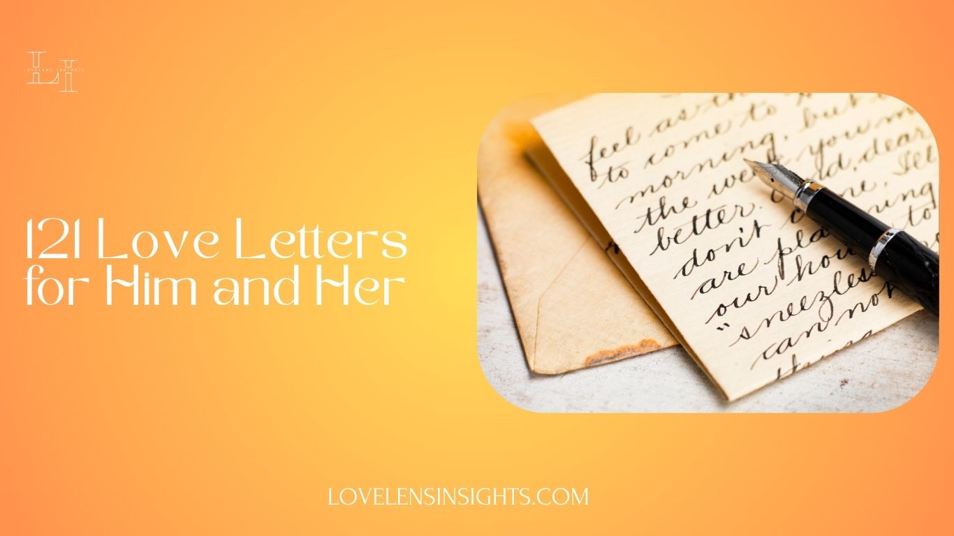 121 love letter to make him or her feel special