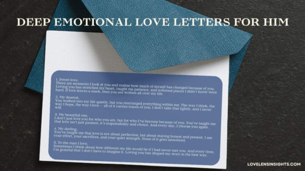 5 deep emotional love letters to move him