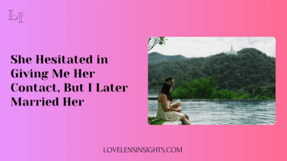 A marital story that discusses how the wife hesitated in giving the husband but later gave in