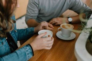 A coffee date is a great first date idea to know and have a conversation with the person